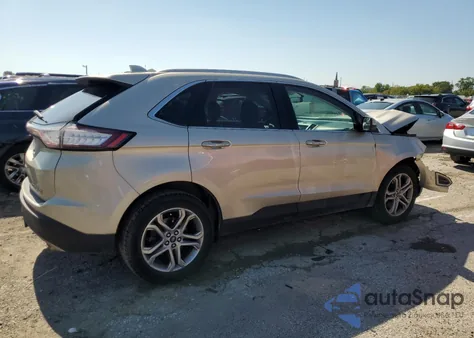 2017 Ford Edge Titanium z USA, uszkodzony, nr VIN 2FMPK4K96HBC17716